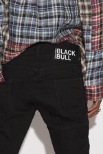 Dsquared2 Iconic Black Bull Tidy Biker Denim Jeans - Image 5