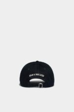 Dsquared2 Iconic BLACK Ceresio 9 Baseball Cap - Image 2