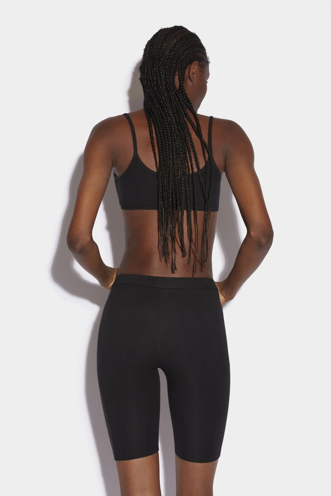 Dsquared2 Iconic BLACK/CYCLAMEN Be Icon Sport Bra D2 BLACK - Image 2
