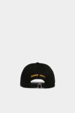 Dsquared2 Iconic BLACK D2 Baseball Cap - Image 2