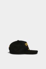Dsquared2 Iconic BLACK D2 Baseball Cap - Image 4