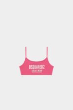 Dsquared2 Iconic BLACK D2 Kids Sports Bra
