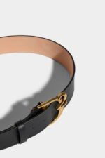 Dsquared2 Iconic BLACK D2 Statement Belt - Image 3