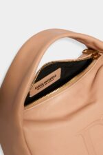 Dsquared2 Iconic BLACK D2 Statement Soft Hobo Bag - Image 4