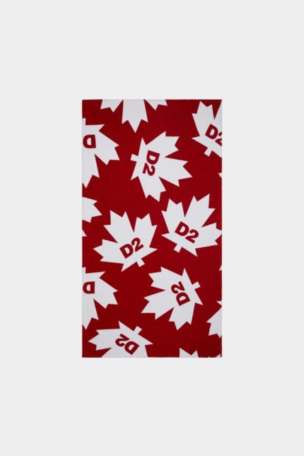 Dsquared2 Iconic BLACK/FANTASY Leaf Towel D2