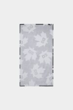 Dsquared2 Iconic BLACK/FANTASY Leaf Towel D2 BLACK - Image 2