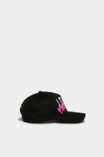 Dsquared2 Iconic BLACK Icon Forever Baseball Cap - Image 4