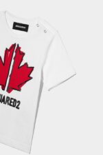 Dsquared2 Iconic BLACK Kids T-Shirt D2 - Image 4
