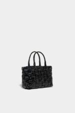 Dsquared2 Iconic BLACK Mama Weave Bag - Image 3