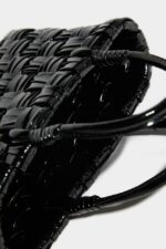 Dsquared2 Iconic BLACK Mama Weave Bag - Image 5