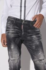 Dsquared2 Iconic Black Squat Cool Guy Denim Jeans - Image 4