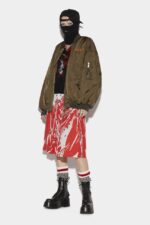 Dsquared2 Iconic BLACK Tanker Windbreaker - Image 3