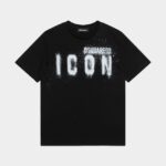 Dsquared2 Iconic BLACK/WHITE DS2 Kids T-Shirt