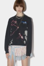 Dsquared2 Iconic Bleached Leaf Sweater - Image 3