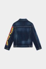 Dsquared2 Iconic BLUE D2 Kids Jacket - Image 2