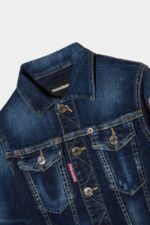 Dsquared2 Iconic BLUE D2 Kids Jacket - Image 3