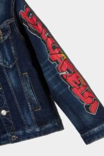 Dsquared2 Iconic BLUE D2 Kids Jacket - Image 4