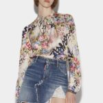 Dsquared2 Iconic Bow Blouse