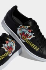 Dsquared2 Iconic Boxer Sneakers BLACK - Image 4