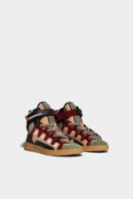 Dsquared2 Iconic Boxer Sneakers FANTASY/BORDEAUX - Image 3