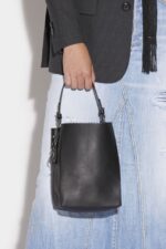 Dsquared2 Iconic Bread Bag BLACK/BEIGE - Image 5
