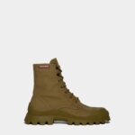 Dsquared2 Iconic BROWN/IVORY Tank Combat Boots D2 BROWN