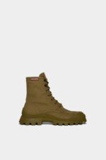Dsquared2 Iconic BROWN/IVORY Tank Combat Boots D2 BROWN