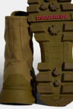Dsquared2 Iconic BROWN/IVORY Tank Combat Boots D2 BROWN - Image 5