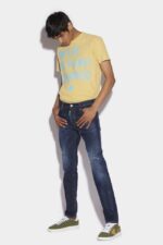 Dsquared2 Iconic Brown Tab Partially Organic Cotton Cool Guy Jeans