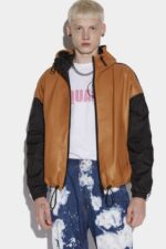 Dsquared2 Iconic CAMEL Sport Tape Jacket - Image 3