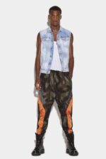 Dsquared2 Iconic Camo Mesh Cargo Trousers - Image 3