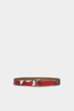 Dsquared2 Iconic Canadian Flag Belt - Image 2