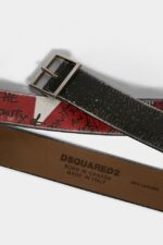 Dsquared2 Iconic Canadian Flag Belt - Image 3