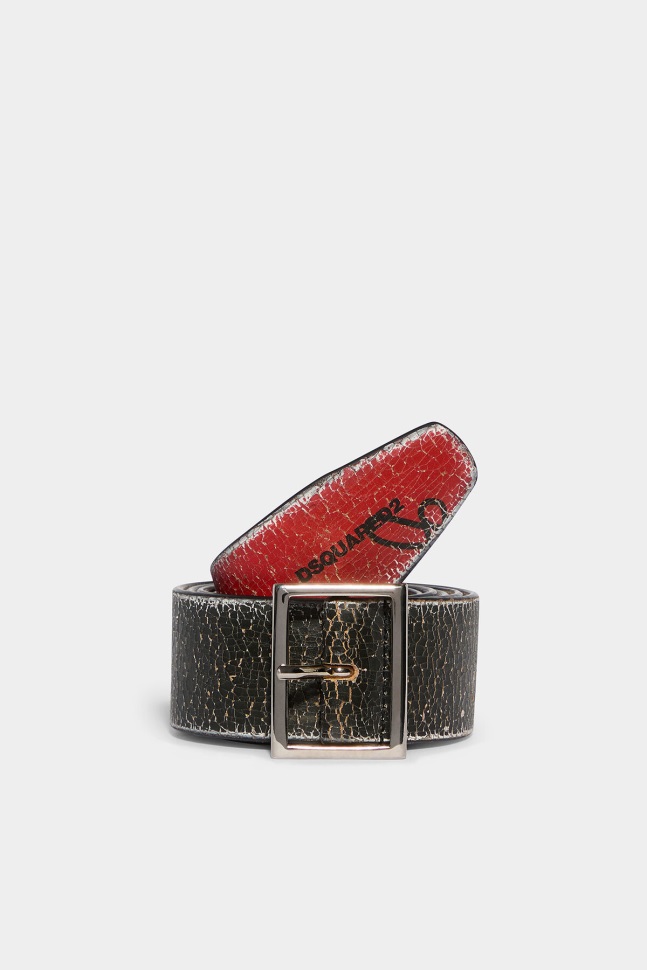 dsquared2_iconic_canadian_flag_belt.jpg Dsquared2 Iconic Canadian Flag Belt - Image 1