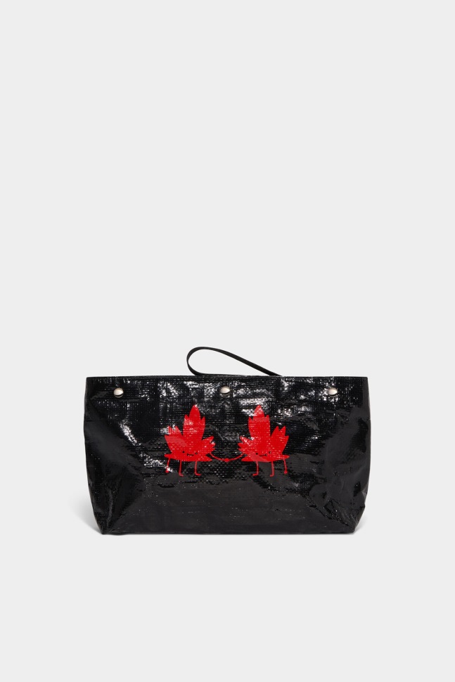 Dsquared2 Iconic Canadian Heritage Tag Bag BLACK D2 BLACK - Image 2