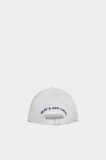 Dsquared2 Iconic Cartoon Baseball Cap WHITE - Image 2