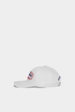Dsquared2 Iconic Cartoon Baseball Cap WHITE - Image 3