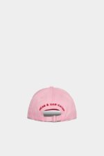 Dsquared2 Iconic Cartoon Baseball Cap WHITE/LIGHT PINK - Image 2
