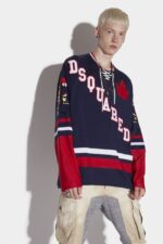 Dsquared2 Iconic Caten Hockey Long Sleeve T-Shirt - Image 3