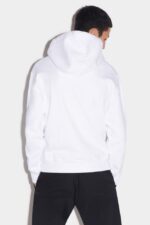 Dsquared2 Iconic Ceresio 9 Cool Hoodie WHITE/BLACK - Image 2