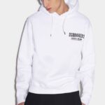 Dsquared2 Iconic Ceresio 9 Cool Hoodie WHITE/BLACK