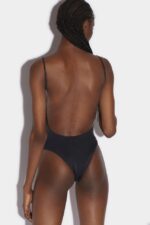 Dsquared2 Iconic Ceresio 9 One-Piece Swimsuit BLACK/RED - Image 2