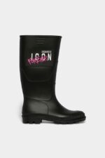Dsquared2 Iconic Ceresio 9 Rain Boots BLACK D2