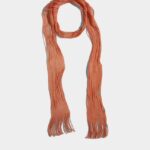 Dsquared2 Iconic Chic Fringes Scarf D2 BLACK