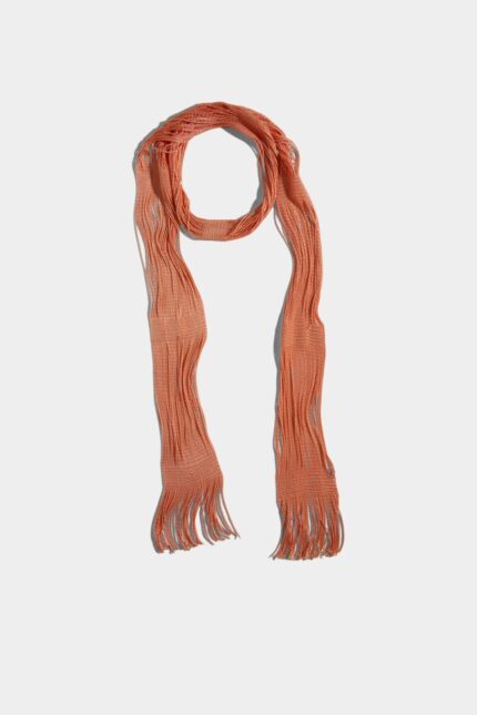 Dsquared2 Iconic Chic Fringes Scarf D2 BLACK