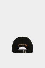 Dsquared2 Iconic Chinese NY Baseball Cap BLACK/RED - Image 3