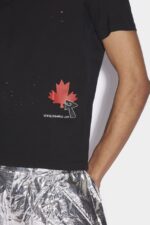 Dsquared2 Iconic Click Leaf Box V-Neck T-Shirt - Image 4