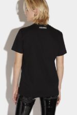 Dsquared2 Iconic Cool Smoke T-Shirt WHITE/BLACK - Image 2