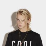 Dsquared2 Iconic Cool Smoke T-Shirt WHITE/BLACK