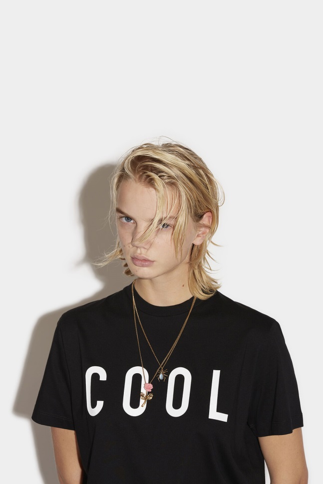 dsquared2_iconic_cool_smoke_t_shirt_white_black.jpg Dsquared2 Iconic Cool Smoke T-Shirt WHITE/BLACK - Image 1